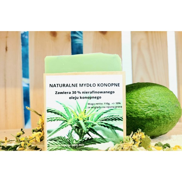 100% naturalne mydło konopne