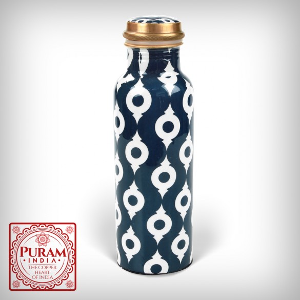 Butelka miedziana - antybakteryjna - Blue eye 750ml