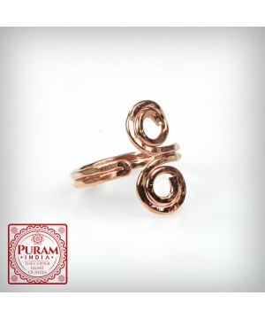 Miedziany pierścionek 1