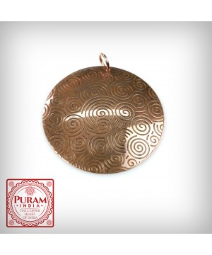 Miedziany wisiorek 15