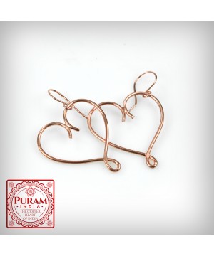 Miedziane kolczyki 17