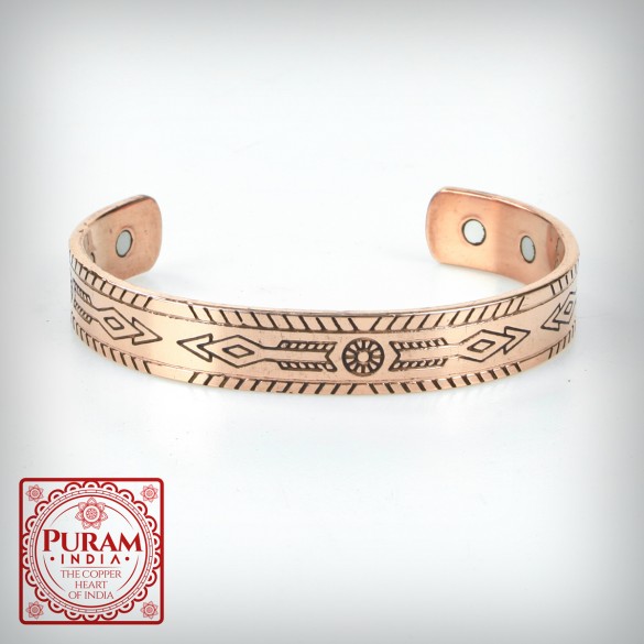 Miedziana bransoletka 1