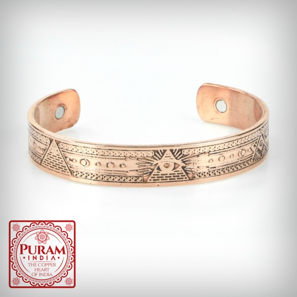 Miedziana bransoletka 3