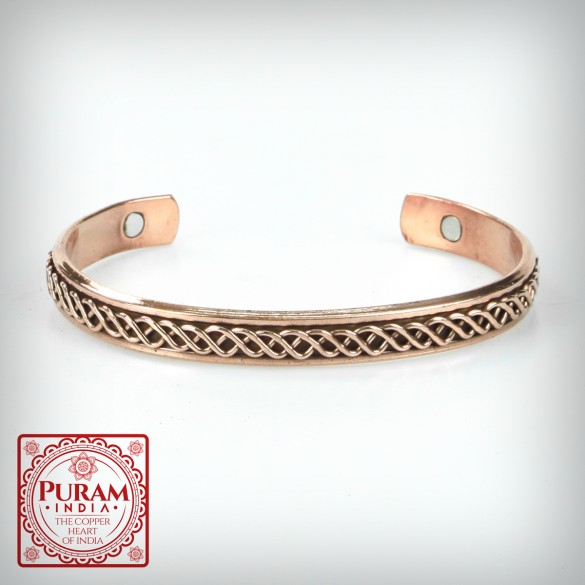 Miedziana bransoletka 9