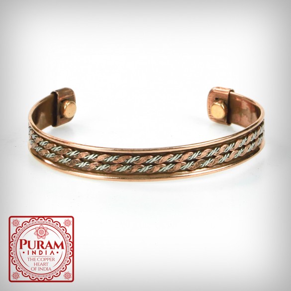 Miedziana bransoletka 11