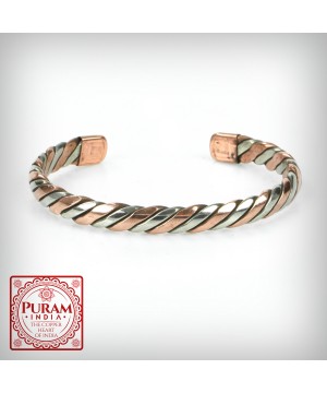 Miedziana bransoletka 12