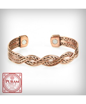 Miedziana bransoletka 16