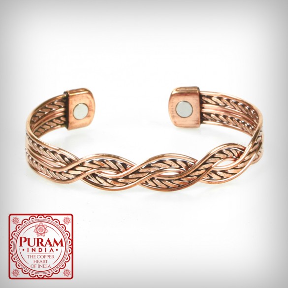 Miedziana bransoletka 16