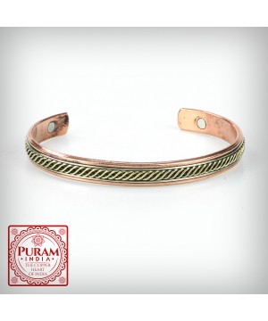 Miedziana bransoletka 17