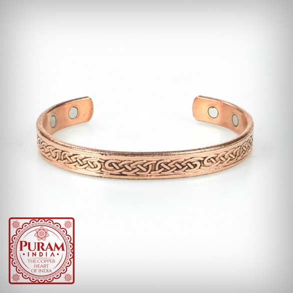 Miedziana bransoletka 18