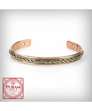 Miedziana bransoletka 22