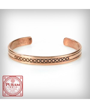 Miedziana bransoletka 27