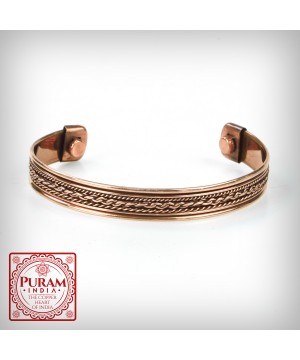 Miedziana bransoletka 38