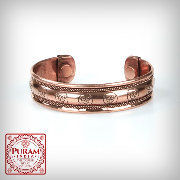 Miedziana bransoletka 39