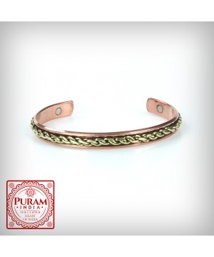 Miedziana bransoletka 33