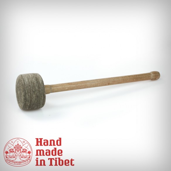 Filcowa pałka do grania na gongach, misach tybetańskich oraz bębnach – Duża
