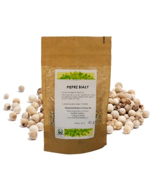 Pieprz biały ziarno 50g  OF