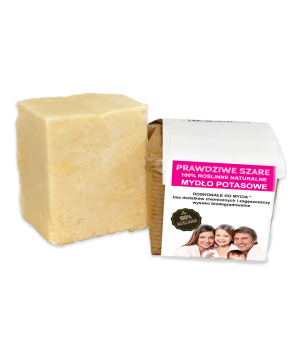Naturalne szare mydło...