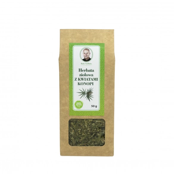 Herbata ziołowa z kwiatami konopi - 50g