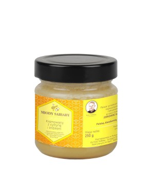 Miód kremowy z imbirem i...