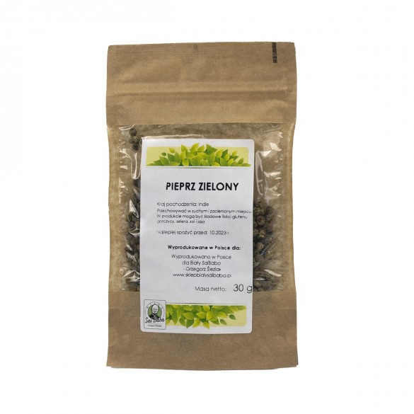 Pieprz zielony ziarno 30g   OF