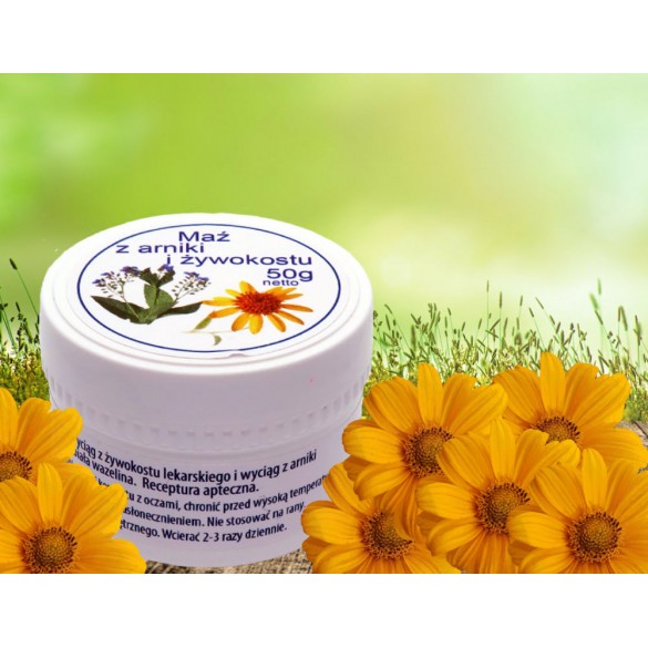 Maź żywokostowa z arniką