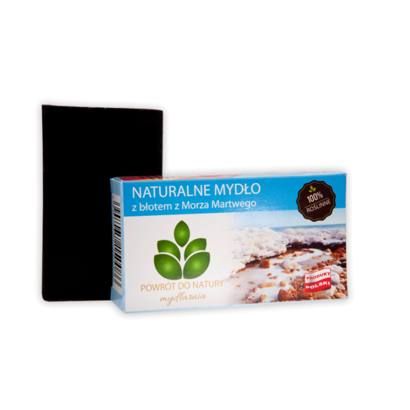 100% naturalne, roślinne mydło z błotem z Morza Martwego - 100 g