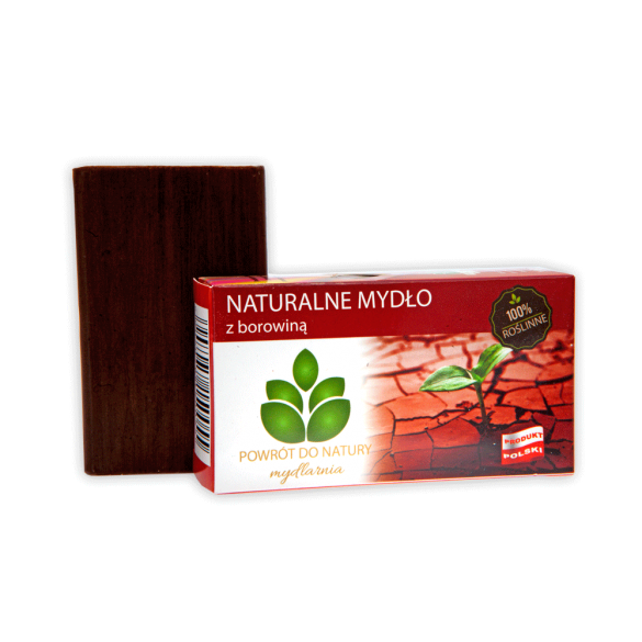 100% naturalne, roślinne mydło borowinowe - 100 g