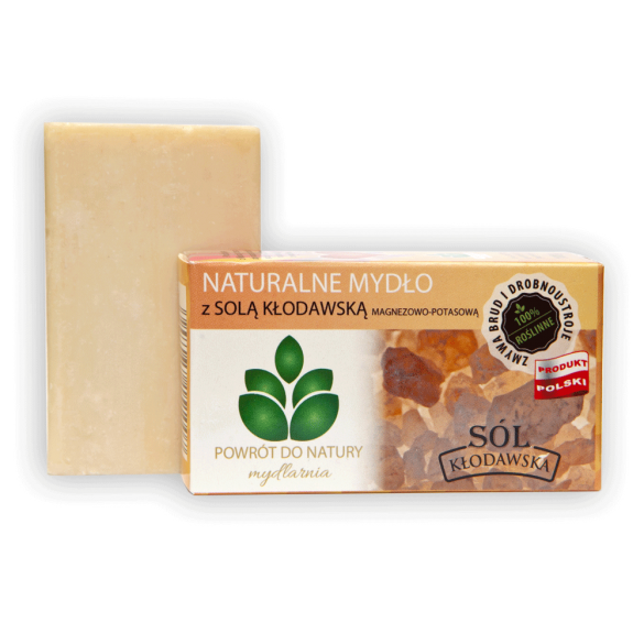 100% naturalne mydło z solą kłodawską - 100 g