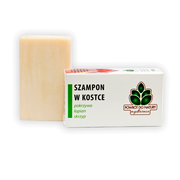 Szampon w kostce z pokrzywą, łopianem i skrzypem 100g