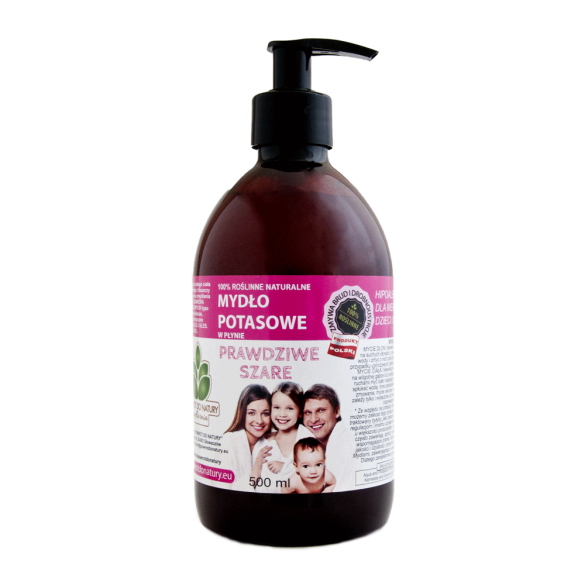 100% naturalne mydło potasowe w płynie - hypoalergiczne dla całej rodziny