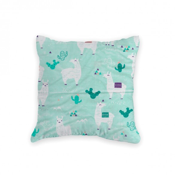 Poduszka z wkładem z łusek gryki - 45x45 cm - Lamy