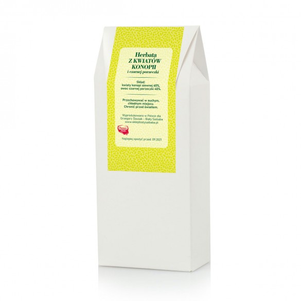 Herbata z kwiatów konopi i czarnej porzeczki 30g