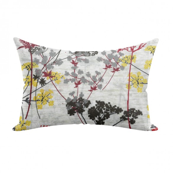 Poduszka z wkładem z łusek orkiszu - 40x25 cm - Gałązki