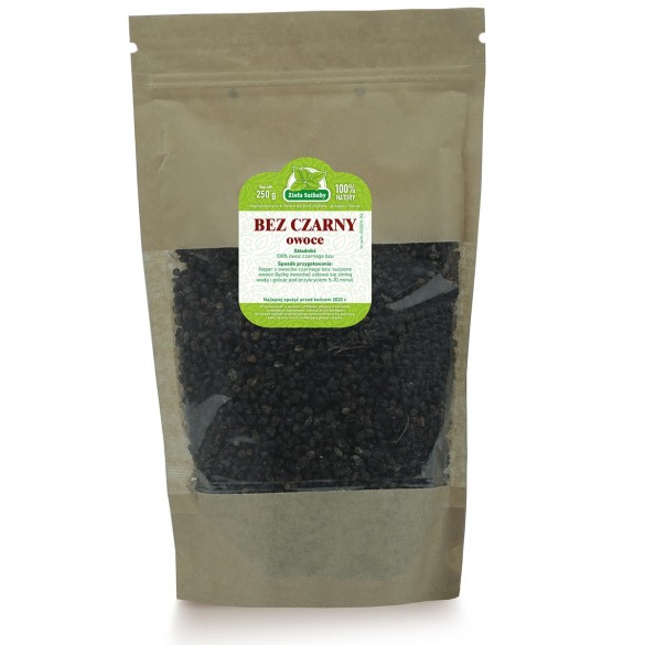 Bez czarny owoce suszone 250g