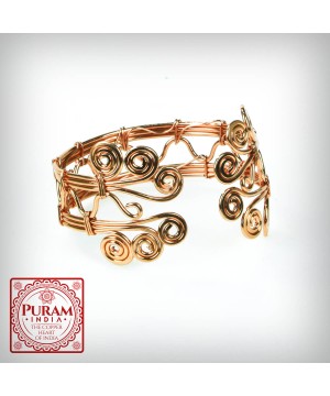 PURAM Miedziana bransoletka...