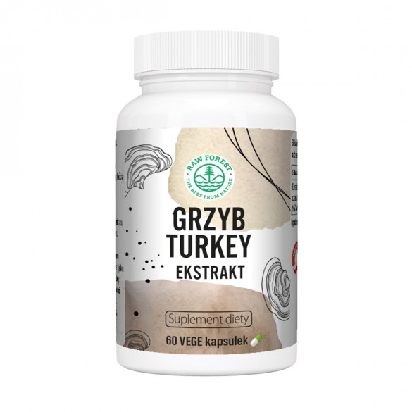 Grzyb Turkey - Ekstrakt - Suplement diety - RawForest