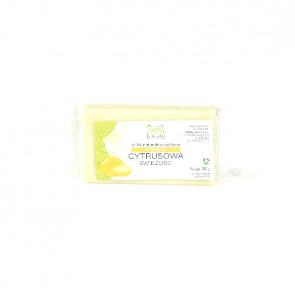 100% naturalne, roślinne mydło z olejem migdałowym i arganowym - 100 g