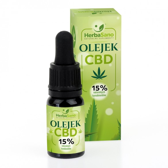 Olejek CBD 15 % naturalnych kanabinoidów
