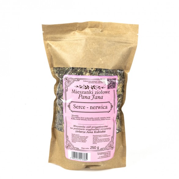 Zioła Pana Jana Kubiaka - SERCE NERWICA - 250g