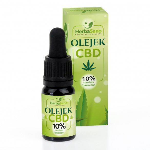 Olejek CBD 10 % naturalnych kanabinoidów