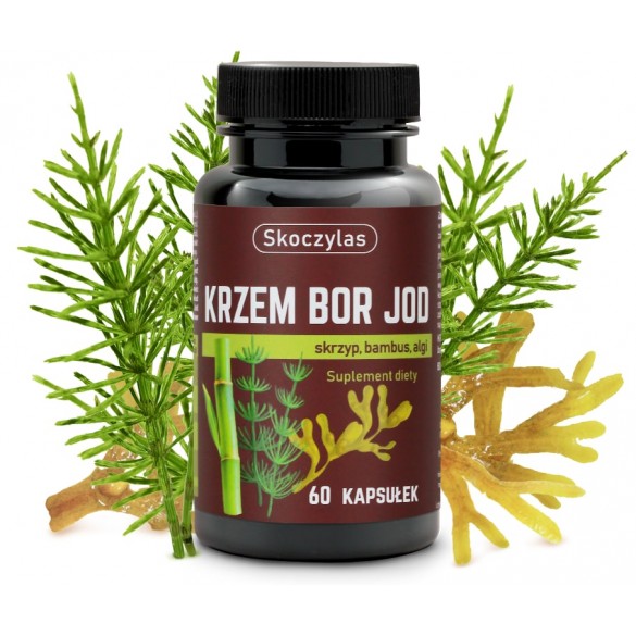 Krzem, Bor, Jod - skrzyp, bambus, algi