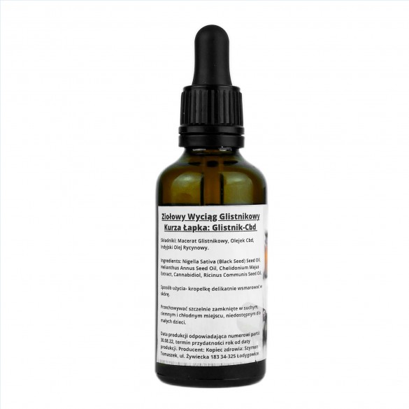 Ziołowy Wyciąg Glistnikowy "Kurza Łapka": Glistnik-CBD