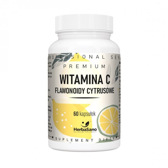 Witamina C - Flawonoidy cytrusowe - HerbaSano - 60 kapsułek
