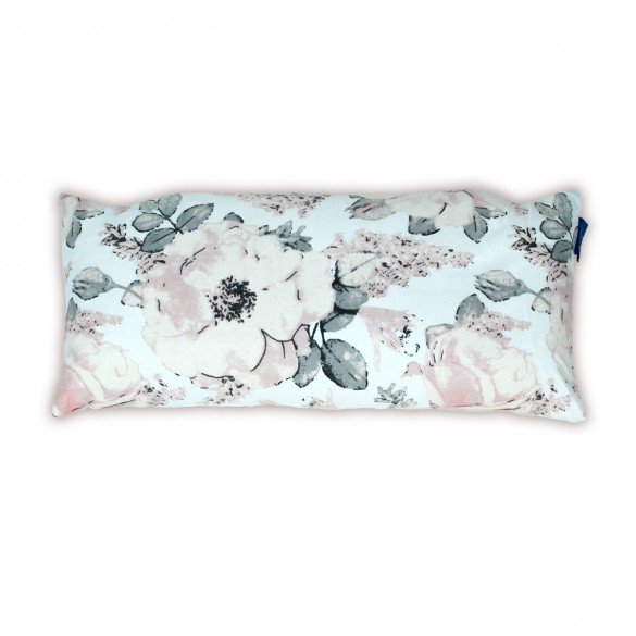 Poduszka z wkładem z łusek orkiszu - 40x25 cm - Kwiaty