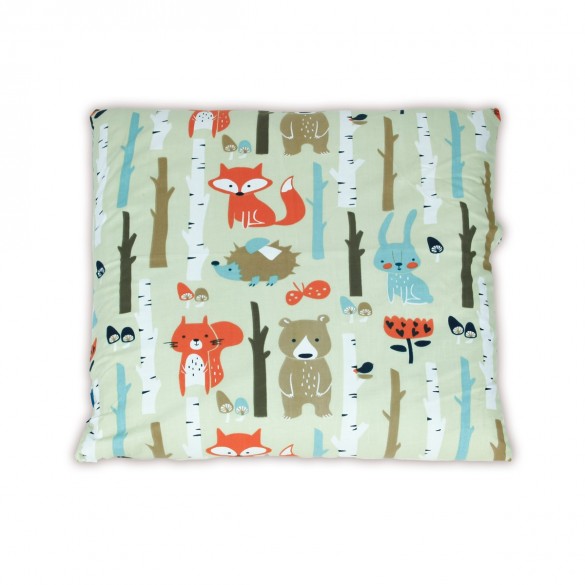 Poduszka z wkładem z łusek orkiszu - 45x45 cm - Zwierzaki