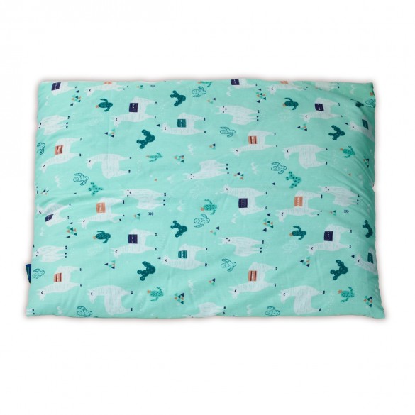 Poduszka z wkładem z łusek gryki - 60x50 cm - Lamy