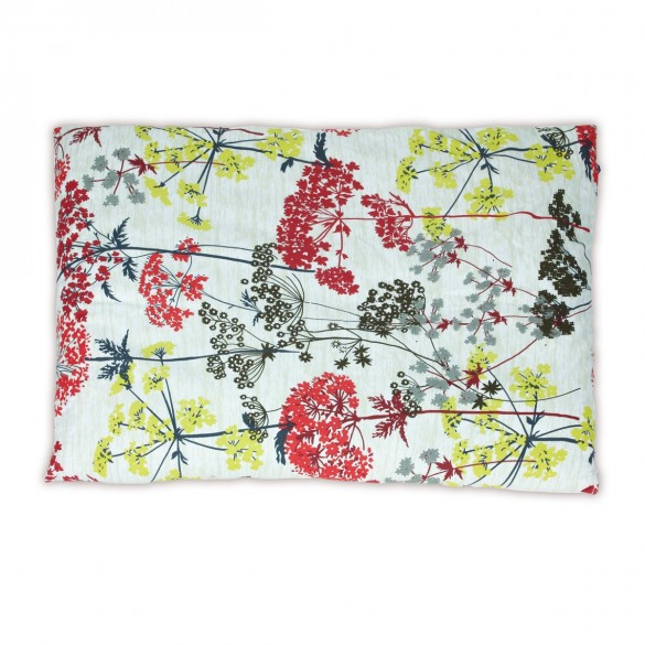 Poduszka z wkładem z łusek gryki - 60x50 cm - Gałązki