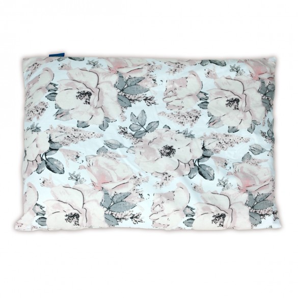 Poduszka z wkładem z łusek orkiszu - 60x50 cm - Kwiaty