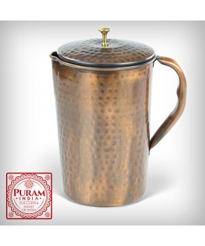 Dzbanek młotkowany antyczny 2l